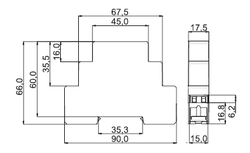 AUTOMAT SCHODOWY 230V AC TYP ASM-02