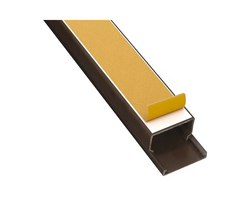 LISTWA INSTALACYJNA KANAŁ KABLOWY PVC Z TAŚMĄ 17x15mm 17x15 BRĄZOWY2m