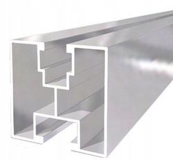 PROFIL MONTAŻOWY 40x40 200 cm PV SZYNA ALUMINIOWA PANELE 2000 mm SOLAR FOTO