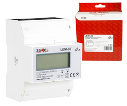 LICZNIK PODLICZNIK ENERGII 3-FAZOWY LEM-30 ZAMEL
