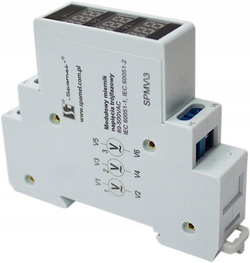 SPAMEL WSKAŹNIK NAPIĘCIA 3F CYFROWY 80-500V SPMV/3