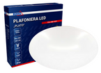 PLAFON LAMPA SUFITOWA ŚCIENNA PLATO IP44 1xE27 BIAŁY PANEL OKRĄGŁY