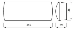 OPRAWA LAMPA AWARYJNA EWAKUACYJNA LED 1W 3H IP65 