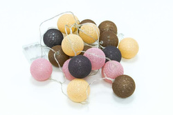 KULE LED COTTON BALLS 20 SZT. BATERYJNE 