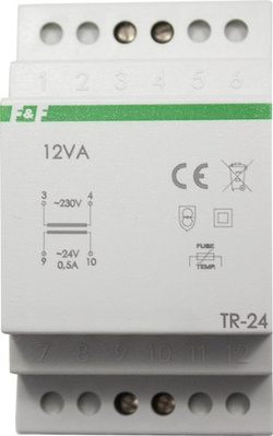 TRANSFORMATOR SIECIOWY 230V/24V AC TR-24 F&F