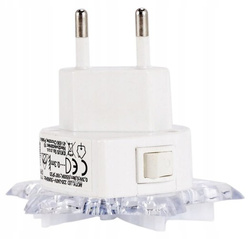 MOTYLEK LED LAMPKA WTYKOWA BIAŁA DUFFY 02251 IDEUS
