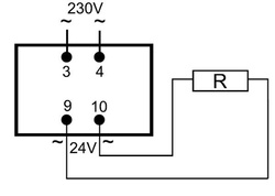 TRANSFORMATOR SIECIOWY 230V/24V AC TR-24 F&F