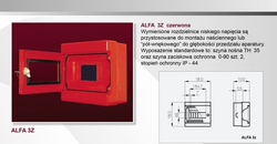 ROZDZIELNICA DO WYŁ POŻAROWEGO SABAJ ALFA 3Z 5-406