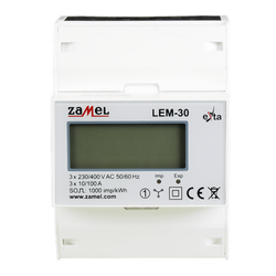 LICZNIK PODLICZNIK ENERGII 3-FAZOWY LEM-30 ZAMEL