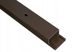 LISTWA INSTALACYJNA KANAŁ KABLOWY PVC Z TAŚMĄ 15X11mm 15X11 BRĄZOWY 2m