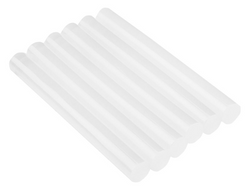 WKŁADY KLEJOWE 11mm PRZEZROCZYSTE 6szt