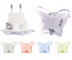 MOTYLEK LED LAMPKA WTYKOWA BIAŁA DUFFY 02251 IDEUS