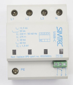 OGRANICZNIK PRZEPIĘĆ SIMTEC 50kA B+C 85205003