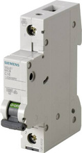 SIEMENS WYŁĄCZNIK NADPRĄDOWY 1P B25A 6ka 5SL6120-6