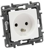 LEGRAND NILOE ECO GNIAZDO Z/U BOLCEM BIAŁE 764540 