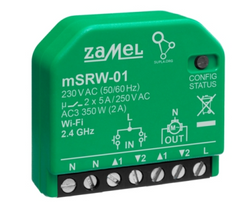 ZAMEL STEROWNIK ROLET WI-FI DOPUSZKOWY: MSRW-01