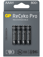 AKUMULATOR RECYKO PRO 1,2V 800mAh AAA 4szt GP 