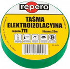 TAŚMA IZOLACYJNA IZOLACJA REPERO 711E 19mm x 20m ZIELONA