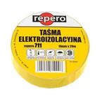 TAŚMA IZOLACYJNA IZOLACJA REPERO 711E 19mm x 20m ŻÓŁTA