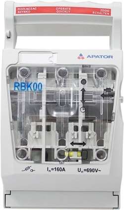 APATOR RBK-00 ROZŁĄCZNIK IZOLACYJNY NH-00 160A