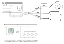 AUTOMAT ZWIERZCHOWY AZH-C 230V FF HERMETYCZNY