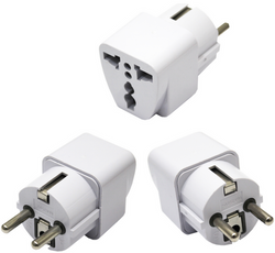 Adapter Przejściówka UK PL Wtyczka Wtyk Gniazdo