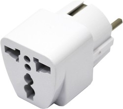 Adapter Przejściówka UK PL Wtyczka Wtyk Gniazdo