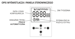 F&F ZEGAR STERUJĄCY ASTRONOMICZNY PCZ-524