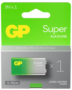 GP BATERIA ALKALICZNA SUPER 9V (6LR61) 1szt.