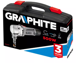 GRAPHITE NOŻYCE DO BLACHY 500W + WALIZKA 59G401