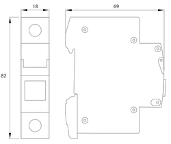 LAMPKA KONTROLNA 1F ZIELONA SCHELINGER 4120