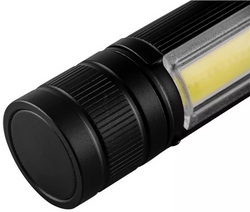 LATARKA RĘCZNA AKUMULATOROWA USB 800lm 2w1 LED NEO