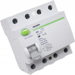 NOARK WYŁĄCZNIK RÓŻNICOWOPRĄDOWY 4P 40A 300mA AC 108340