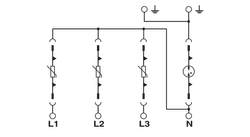 OGRANICZNIK PRZEPIĘĆ 3P+N TYP C PHOENIX 2910575