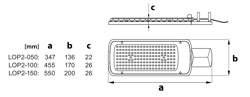 OPRAWA PARK LED LOPER 2 150W 15000LM BEMKO 1571