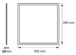 PANEL LED 40W KASETON LAMPA PLAFON 60x60 595x595mm