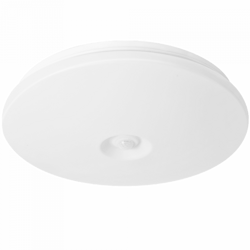 PLAFON LED Z CZUJNIKIEM PIR OKRĄGŁY 33cm 18W NEUTRALNA 1440lm BAIŁY IP44