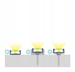 PROFIL DO LED LUMINES SREBRNY ALUMINIUM Z KLOSZEM