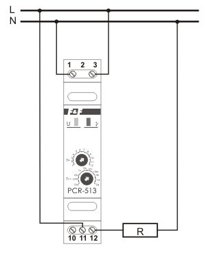 PRZEKAŹNIK CZASOWY 230V AC PCR-513