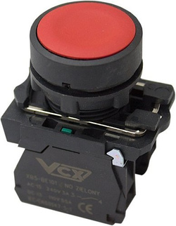 PRZYCISK PULPITOWY CZERWONY VCX XB5-AA45 1NO+1NC