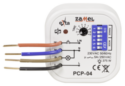 Przekaźnik czasowy 230V AC PCP-04 ZAMEL