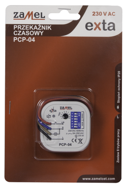 Przekaźnik czasowy 230V AC PCP-04 ZAMEL