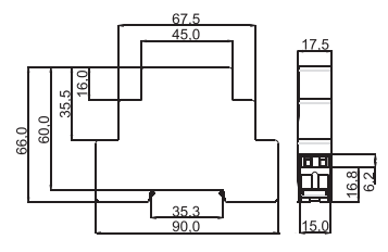 Przekaźnik elektromagnetyczny 12V AC/DC PEM-01/012