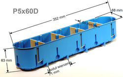 Puszka pt pięc do ścian FI60 wtręt simet 32099203
