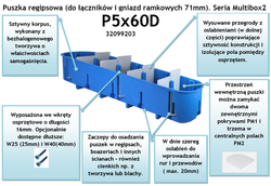 Puszka pt pięc do ścian FI60 wtręt simet 32099203