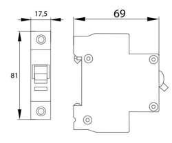 ROZŁĄCZNIK IZOLACYJNY 1P 63A SCHELINGER 4144