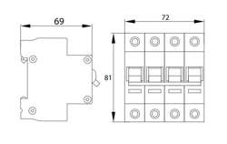 ROZŁĄZNIK IZOLACYJNY 3P 63A SCHELINGER 4151