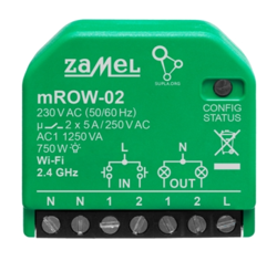 STEROWNIK OŚWIETLENIA MINI SUPLA ZAMEL mROW-02