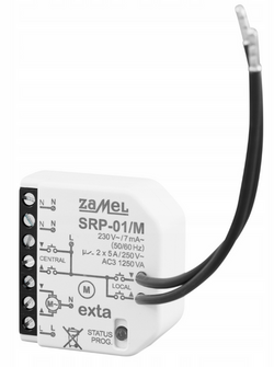 STEROWNIK ROLET DOPUSZKOWY MINI 230V SRP-01/m MINIATUROWY ZAMEL