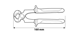 SZCZYPCE CZOŁOWE 160 mm 01-021 NEO TOOLS